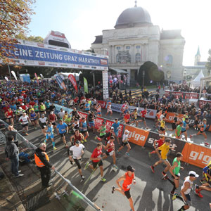 Der Graz Marathon ist am Laufen!